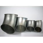 Metal Dust Extraction Pipe Dust Collector Pipe Fittings 90 Degree Elbow R = 1.5d for sale