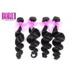 No Shedding Raw Indian Loose Wave , Cuticle Aligned Hair From Very Young Girls for sale