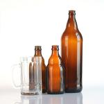 Decal Amber Glass Beer Bottle 200ml 250ml 300ml 330ml 500ml for sale