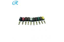 China Latex Free Banana End Pinch Grabber Adapter For EKG Cable supplier