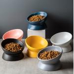 Single Raised Dog Feeder Raised Ceramic Dog Bowls for sale