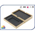 Electronics Packaging Paper Gift Box Recyclable Brown Color EVA Tray Precision Parts for sale