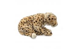 China Skin Friendly 50cm Simulation Jaguar Plush Toys supplier