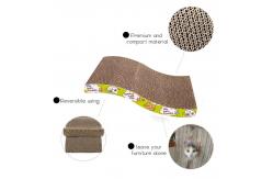 China Durable Cat Scratch Board Cardboard Reversible Cat Scratching Pad supplier