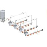 Drinking Automatic Chicken Feeding System For Chicken Poultry Farming Equipment