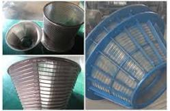 China Customized Centrifuge Basket with 150mm Width and 2*4mm Profile Wire supplier