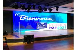 China Rental Screen Removable HD Glass Crystal Chip P5 Transparent LED Display supplier