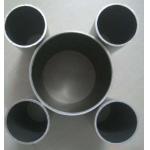 Round Anodized Aluminum Tube Powder Coated With CNC Machining for sale