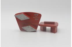 China Double Rhombus Trapezoid Segments  Redi Lock Diamond Grinding Shoes for Husqvarna supplier