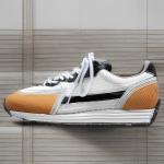 Rubber Outsole  Custom Leather Sneakers Anti Slip Four Season for sale