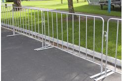 China Customized   metal crowd control barrier / portable barricades / Temporary Fence supplier