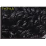 Big Pissy Real Double Weft Human Hair Extensions / Double Drawn Curly Hair