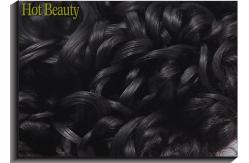 China Big Pissy Real Double Weft Human Hair Extensions / Double Drawn Curly Hair supplier