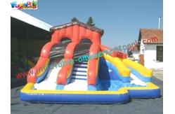 China Popular Outdoor Inflatable Water Slides , Inflatable Pool Slide With CE , EN14960 supplier