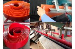 China Polyurethane Skirt Rubber For Conveyor Mining Bulk Material Handling supplier