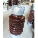 Station Porcelain Solid Core Post Insulators ANSI Brown Glaze 8.9kN For Thailand for sale