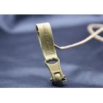 Garment / Packback Different Coloured Metal Zip Sliders With Woven Labels