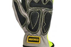 China High Visible Glass Fiber Rescue Extrication Gloves Elasticized Turtleneck Cuff supplier