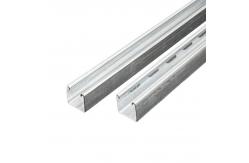 China Customizable Lightweight Aluminium Slotted Channel C Shaped Section supplier