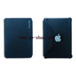 Apple Mobile Phone PU Fashion Custom Cell Phone Covers For Ipad Mini Flip Type Black for sale