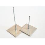 Zinc Coated Steel Self Adhesive Pins , Aluminum Insulation Spikes For Hvac System for sale