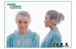 China Disposable Surgical Round Cap Bouffant Cap With Single Elastic supplier