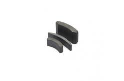 China High Strength Neodymium Arc Magnets Silver Coating Customized Logo supplier