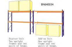 China 10’ Tall Teardrop Pallet Rack System Full Welded Upright Frame And Step Beam supplier
