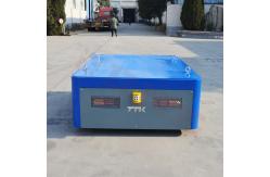China Motor Drive Electric Material Transfer Cart 3 Tons Steerable Stepless Speed supplier