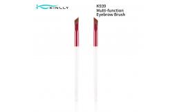 China Smooth Square Angled Eyebrow Brush Ultra Thin Angled Eyeliner Makeup Brush supplier