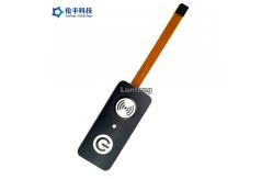 China 3M468 Rear Adhesive FPC LED Membrane Switch Good Sealing 1.0mm Pitch supplier