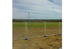 China Interlocking 2.1m Tall Metal Tempoary Fence Galvanized Frame Design For Construction supplier