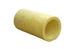 China Centrifugal Glass Wool Steam Pipe Insulation Shell 30-150mm Thickness Without Aluminum Foil supplier