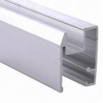 PVDF Painted Black Aluminum Window Extrusion Profiles , Bathroom Aluminum Sliding Windows for sale