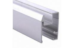 China Bending Silvery Profile Aluminum Extrusions / Kitchen Sliding Door Aluminum Structural Extrusions supplier