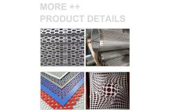 China Decorative Stainless Perforated Sheet 4x8 Punching Mesh Panels supplier