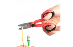 China Multipurpose wire duct scissors, industrial jumper Kevlar scissors supplier