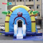 Bright Cartoon Inflatable Castle Bounce House for Indoor & Outdoor Kids Party and Daycare Use for sale
