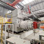 VP75 Double Stage Vacuum Extruder with Capacity 45-80m3/m for Block Perforated Brick Wall brick for sale