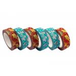 Custom Printed Colored Tearable Foil Washi Tape for sale