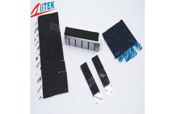 China 4.5mmt Rohs Compliant Thermal Conductive Silicone Pad For Automotive Electronics supplier