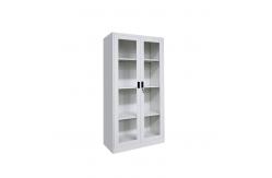 China Office Glass Door Fitting File Storage Locker Powder Coated supplier