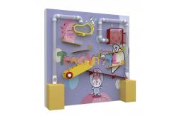 China Safety Soft Play Equipment 0.35KW Playground Wall Games Fine Workmanship supplier