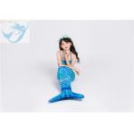 Anti -UV Realistic Looking Mermaid Tails Aqua Color Lasting Long Time for sale