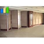 Aluminum Frame Sound Proof Fabric Folding Partition Walls For Office Training Room for sale