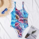 one pieces ,Rainbow colour Sexy full Size Ladies Swimwear ,nylon fabric for sale