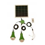 Portable Remote Controller Led Solar Power System 435lum Dimmable