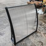 Split Panel Polycarbonate Awning with DIY Plastic Frame for sale