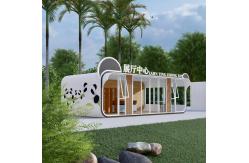 China Versatile And Aesthetically Appealing Apple Cabin House With Air Vents Ultimate Homestay Solution supplier