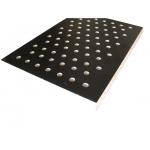 Eco Friendly Perforated Wood Acoustic Panels Polyester Fabric Fiber PET Acoustic Panels for sale
